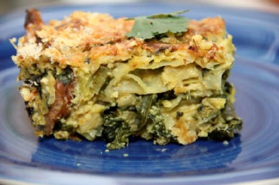 Curried Cabbage & Kale Gratin Curried Cabbage & Kale Gratin