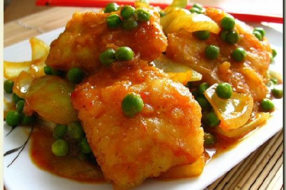 Curry Fish With Peas