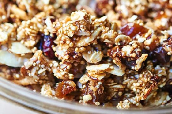 Dark Chocolate Chunk Quinoa Granola Bars Dark Chocolate Chunk Quinoa Granola Bars