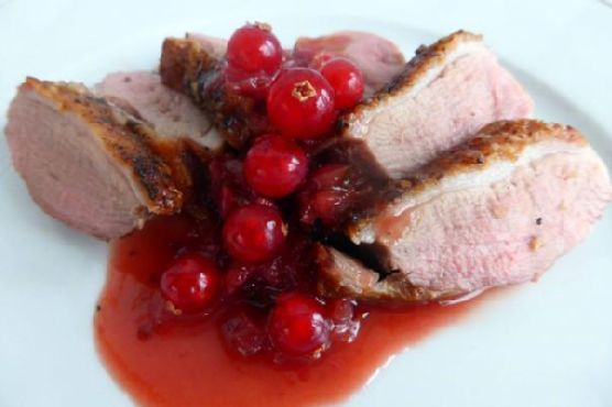 Duck Breast with Redcurrant and Port Sauce Duck Breast with Redcurrant and Port Sauce