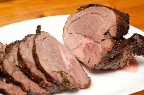 Easy Garlic Roast Leg Of Lamb With Rosemary and Parsley