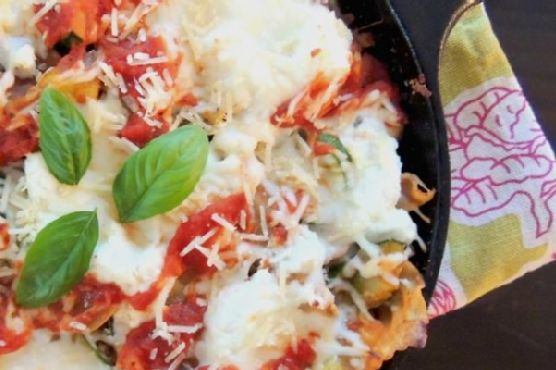 Easy Skillet Garden Lasagna Easy Skillet Garden Lasagna