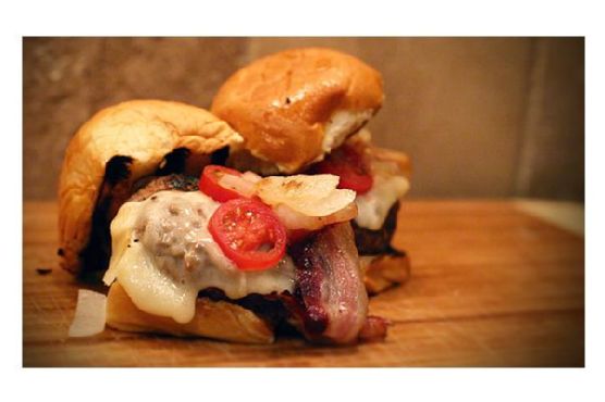 Elk Sliders With Pancetta Bacon and Smoked Mozzarella Elk Sliders With Pancetta Bacon and Smoked Mozzarella