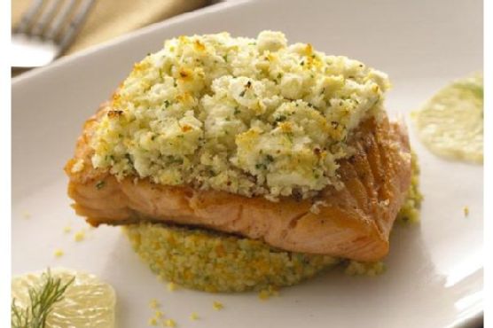 Feta Encrusted Salmon Feta Encrusted Salmon