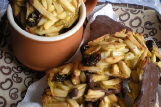 Florentine Cookies With Added Pistachios & Raisins