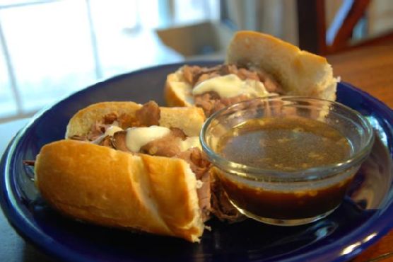 French Dips With Au Jus French Dips With Au Jus