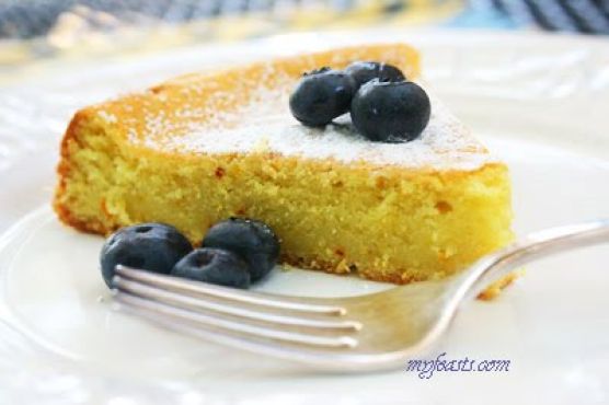 French Style Almond Saffron Cake French Style Almond Saffron Cake
