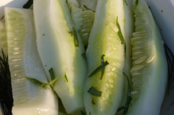 Fresh Quick "Pickle" Side Dish