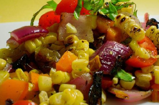 Fresh Grilled Corn Salad