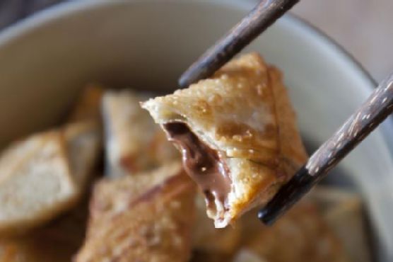 Fried Xocai Healthy Chocolate Stuffed Wontons