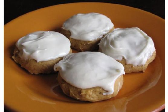 Frosted Pumpkin Cookies