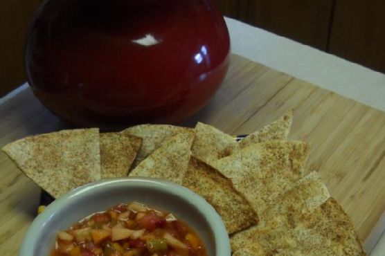 Fruit Salsa & Cinnamon Chips