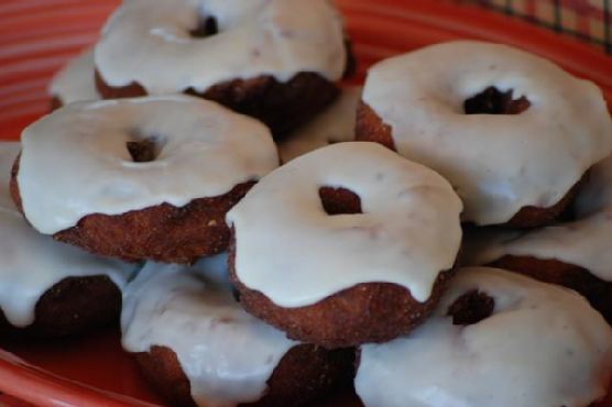 Gluten Free Frosted Pumpkin Doughnuts