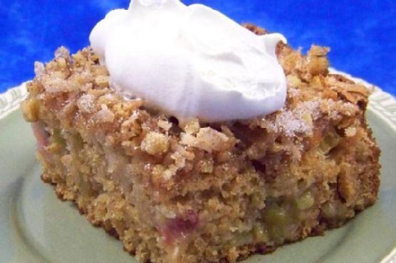 Grandma B's Rhubarb Cake Grandma B's Rhubarb Cake