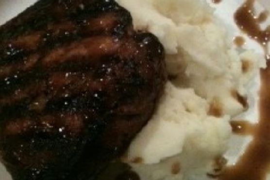 Grilled Bourbon-Glazed Pork Chops Grilled Bourbon-Glazed Pork Chops