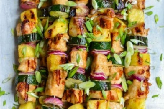 Grilled Chicken Skewers with Asian Flavors