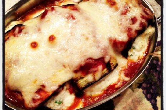Grilled Eggplant Rollintini :: Twist on a Classic
