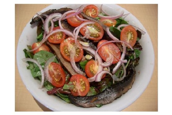 Grilled Mushrooms Salad