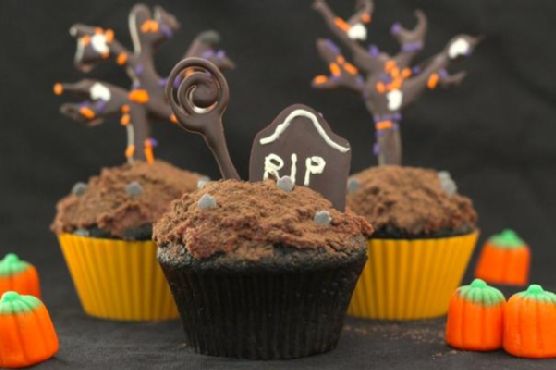 Halloween Mocha Cupcakes Halloween Mocha Cupcakes