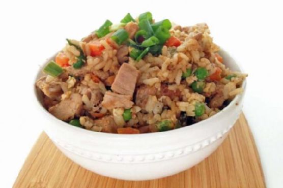 Healthier Pork Fried Rice Healthier Pork Fried Rice