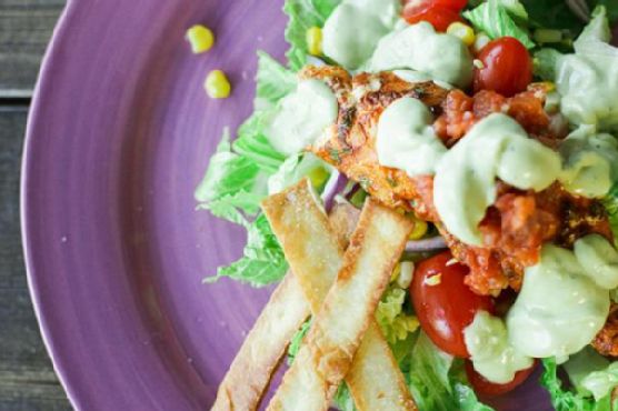 Healthy & Spicy Fish Taco Salad Healthy & Spicy Fish Taco Salad