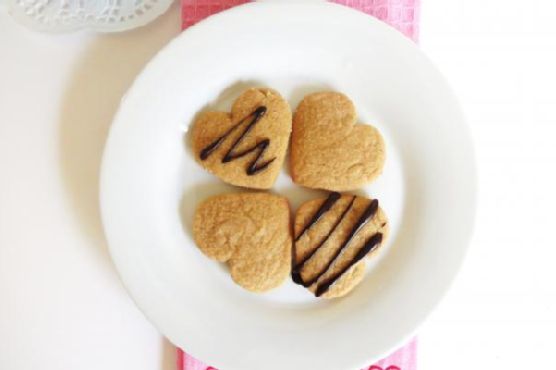 Heart Shape Peanut Butter Coookies Heart Shape Peanut Butter Coookies