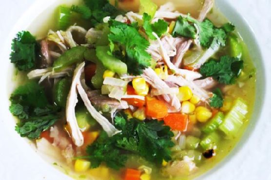 Hearty Chicken & Grilled Corn Soup Hearty Chicken & Grilled Corn Soup