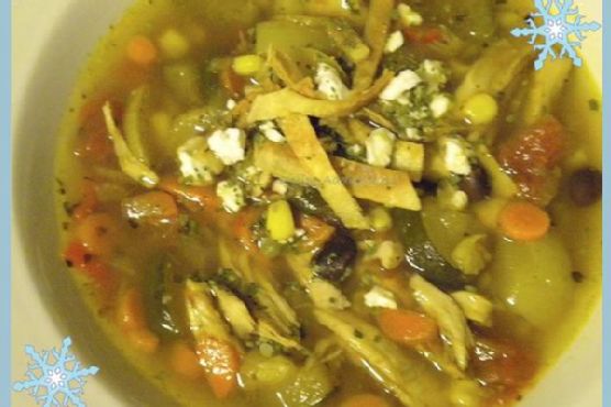 Hearty Chicken Tortilla Soup
