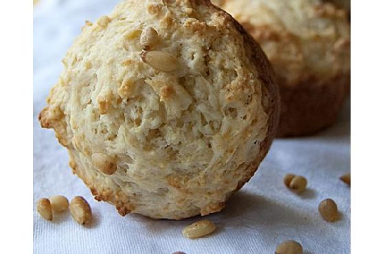 Honey Pine Nuts Muffins