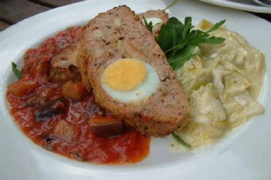 Italian Meatloaf with Hard Boiled Eggs Italian Meatloaf with Hard Boiled Eggs