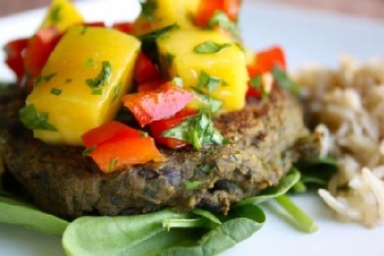 Just Julie’s BBQ Spicy Black Bean Burgers