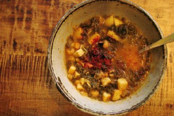 Kale & chickpea stew with cumin, smoked paprika and lime Kale & chickpea stew with cumin, smoked paprika and lime