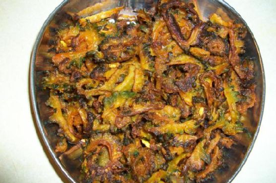 Karela Fry/bittergourd Fry