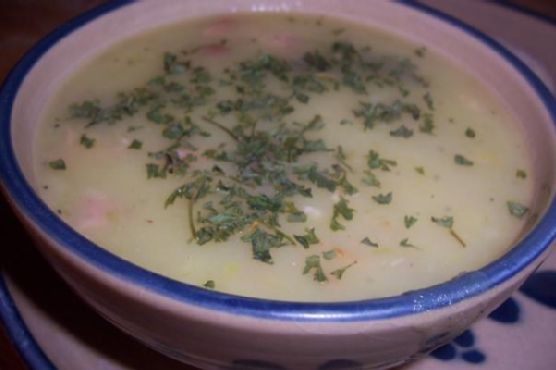 Leek and Potato Soup with Ham Leek and Potato Soup with Ham