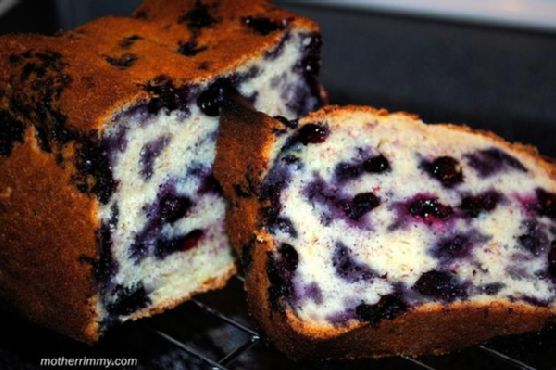 Lemony Blueberry Banana Bread