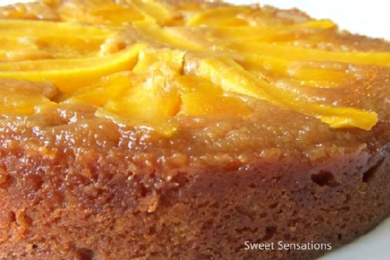 Mangolicious Upside Down Cake