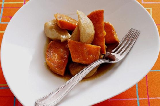 Maple Roasted Pears and Sweet Potatoes Maple Roasted Pears and Sweet Potatoes