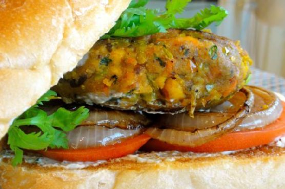 Masala-Tofu Burger Masala-Tofu Burger