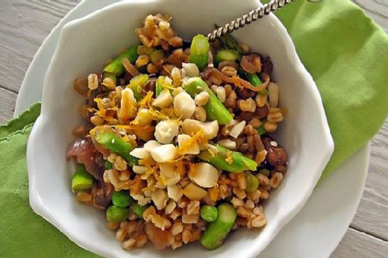 Meyer Lemon Scented Farro and Asparagus Salad Meyer Lemon Scented Farro and Asparagus Salad