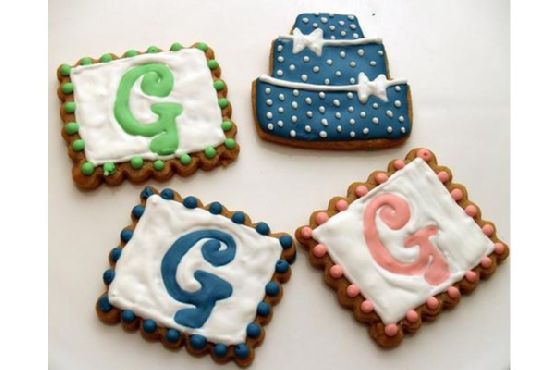 Monogram Cookies Monogram Cookies