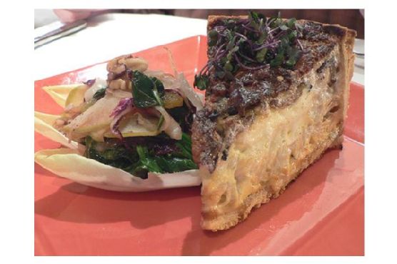 Mushroom & Gruyere Quiche Mushroom & Gruyere Quiche
