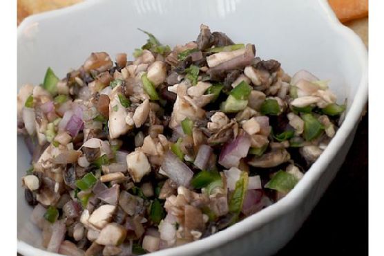 Mushroom, Jalapeño, and Cilantro Salsa