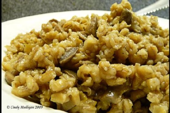 Mushroom-Barley Side Dish