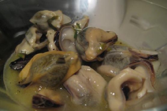 Mussels Marinated In Oil and Herbs