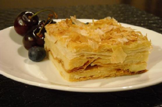 Napoleon - A Creamy Puff Pastry Cake