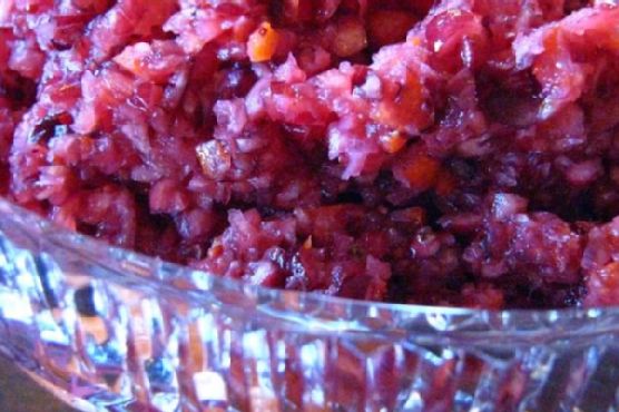 No Cook Cranberry Orange Relish No Cook Cranberry Orange Relish