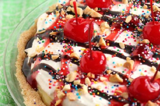 No-Bake Banana Split Pie No-Bake Banana Split Pie