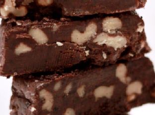 No-Bake Fudge Brandy Brownies