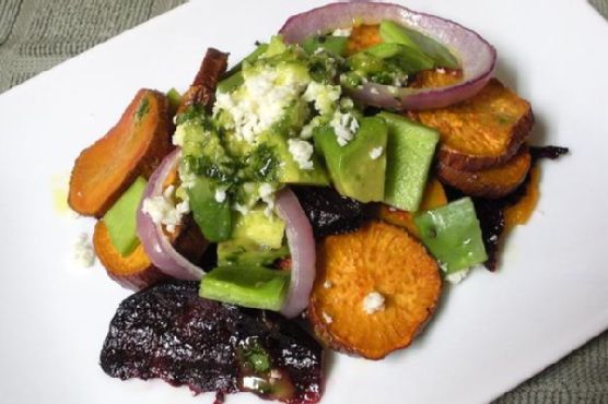 Nopales and Cotija Salad With Spicy Cilantro Vinaigrette Nopales and Cotija Salad With Spicy Cilantro Vinaigrette