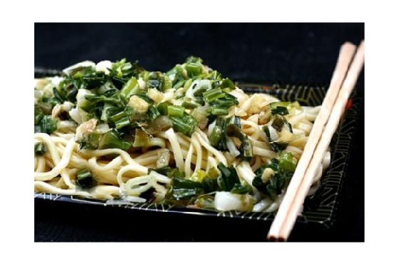 Not Momofuku Ginger Scallion Noodles